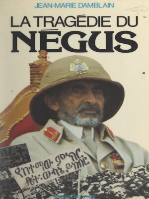 cover image of La tragédie du Négus